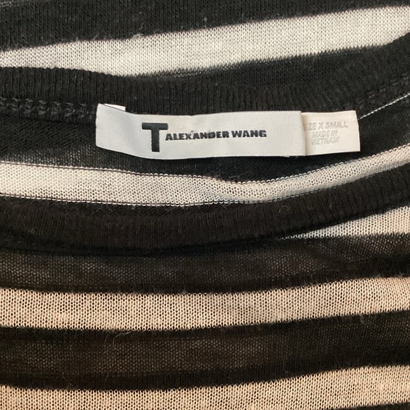 Alexander Wang Lightweight Striped Sweater Linen Blend - Picture 11 of 11